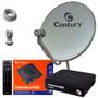 Imagem de Antena Parabólica Digital Century 60cm Banda Ku, Midiabox SE2 Kit Completo