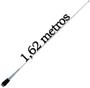 Imagem de Antena Px Bobinada 1,62m Suporte Bi-articulado Caminhonete Carroceria Cabo 3,5m