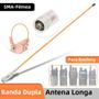 Imagem de Antena SMA-Fêmea de Banda Dupla para Walkie Talkies ABBREE AR-771T, Baofeng UV-5R, BF-888S e UV-21 Pro