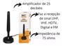 Imagem de Antena Tv Amplificada 25db Mxt Mdtv 400b Digital Hd Uhf