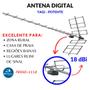 Imagem de Antena Tv Digital Externa 4K Yagi Longo Alcance, Potencia, Alta Ganho 18 Dbi Proeletronic PROHD 1118