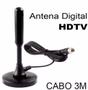 Imagem de Antena Uhf Sinal Digital Hdtv Interna Tv Lcd Full Tubo 3011