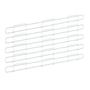 Imagem de Anteparo Frontal Fit 078 Branco Para Bandeja Gondola Kit 10