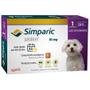 Imagem de Antipulgas Simparic 10 mg para cães 2,6 a 5 kg - Zoetis - 1 unidade