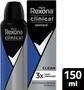 Imagem de Antitranspirante Aerosol Men Rexona Clinical 96h 150ml