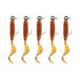 Imagem de Anzol Jig Pequeno E Macio 1g Com Isca De Minhoca De 4cm 5pcs/saco Para Pesca De Perch, Crappie E
