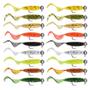 Imagem de Anzol Jig Pequeno E Macio 1g Com Isca De Minhoca De 4cm 5pcs/saco Para Pesca De Perch, Crappie E