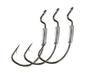 Imagem de Anzol OffSet Lastreado Arsenal Pesca Black Nickel - C/3pç 2,5gr