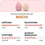 Imagem de AOA Studio Collection Makeup Mochi Sponge Set Makeup Blender Latex Free and High-definition Set of 6 Makeup Blender For Powder Cream and Liquid Wonder Blender Beauty Cosmetic (6 Count)