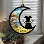 Imagem de Apanhador de luz de vitral Suncatcher Dog Memorial BSQUIELE