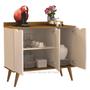 Imagem de Aparador 3 Portas Buffet 4400 Pés Palito Perola / Nature - Comprar Moveis em casa