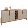Imagem de Aparador Buffet 4 Portas 190cm Lizz Casa D