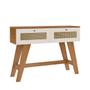 Imagem de Aparador Buffet Balcão Retrô Com 2 Gavetas Trama - Cinomomo  Off White - Móveis Leartam