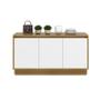 Imagem de Aparador Buffet BB2610 Tecnomobili 3 Portas 1 Gaveta Marrom Off White