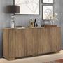 Imagem de Aparador Buffet Multimóveis Veneza 4 Portas FG3557 Rustic/Natural