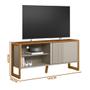 Imagem de Aparador Buffet Porta De Correr Nature Off White Golden Shop JM