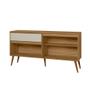 Imagem de Aparador Buffet Ravi com 4 Portas e 1 Gaveta Retro Nature/Off White - Peternella