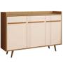 Imagem de Aparador Buffet Sala de Jantar Moscou com Espelho Adnet 54 cm B02 Off White - Lyam Decor