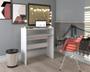 Imagem de Aparador Com Prateleira Nicho Mesa Para Maquiar Make Up