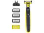 Aparador de Pelos Philips OneBlade QP2824/10 à Prova dágua 1 Velocidade 4 Pentes Imagem de Aparador de Pelos Philips OneBlade QP2824/10 à Prova dágua 1 Velocidade 4 Pentes