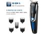 Imagem de Aparador de Pelos Super Groom 10 BG-03 Mondial 6W Bivolt Preto e Azul