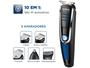 Imagem de Aparador de Pelos Super Groom 10 BG-03 Mondial 6W Bivolt Preto e Azul