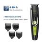 Imagem de Aparador de Pelos Super Groom 6 6w Bivolt - Bg-04 Mondial Preto/Verde