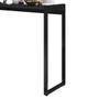 Imagem de Aparador Industrial  Ferro Lateral 90cm Balcão Preto Sala Quarto Escritório Multiuso Decorativo Minimalista Cozinha Corredor Decoração 