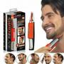 Imagem de Aparador multifuncional 6 em 1 sem fio com led para barba, cabelo, nariz e corpo