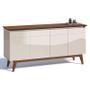 Imagem de Aparador para Sala Buffet Ambiente Classic 1.6 com Gaveta Off White Freijó - Imcal