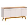 Imagem de Aparador para Sala Buffet Ambiente Classic 1.6 Off White Nature - Imcal