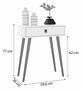 Imagem de Aparadores Pequenos Com Gaveta Para Hall De Entrada Freijo Off