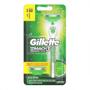 Imagem de Aparelho Barbear Gillette Mach3 Sensitive Com 1 + 2 Laminas Acqua Grip  Especial