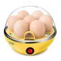 Imagem de Aparelho Cozedor Eletrico Vapor Cozimento Ovos Egg Azul Rosa Amarelo