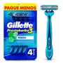 Imagem de Aparelho de barba gillette prestobarba 3 fresh euc leve 4 pague 3