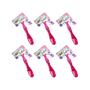 Imagem de Aparelho De Barbear Bic Soleil Com 1 Rosa - Kit Com 6Un
