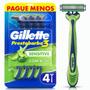 Imagem de Aparelho de Barbear Prestobarba 3 Sensitive - Cartela com 4 Unidades