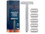 Aparelho de Barbear Recarregável Gillette Clássico - King C 5 Cargas Imagem de Aparelho de Barbear Recarregável Gillette Clássico