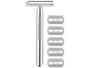 Aparelho de Barbear Recarregável Gillette Clássico - King C 5 Cargas Imagem de Aparelho de Barbear Recarregável Gillette Clássico