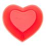 Imagem de Aparelho de Fondue 4 Peças de Porcelana Coração para Duas Pessoas Vermelho 400ml - Wolff