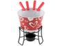 Aparelho de Fondue Cerâmica Brinox Vermelho - 6 Peças 1256/104 Imagem de Aparelho de Fondue Cerâmica Brinox Vermelho