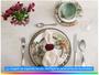 Imagem de Aparelho de Jantar e Chá 20 Peças Alleanza Cerâmica Branco e Verde Trópicos