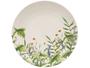 Imagem de Aparelho de Jantar e Chá 20 Peças Oxford de Cerâmica Branco Verde e Lavanda Redondo Unni