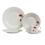 Imagem de Aparelho de Jantar Porcelana 20 Peças 23cm Redondo Floral Isadora Design Poppy