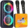 Imagem de Aparelho De Karaoke Com Sistema Home + 2 Mic + Caixa De Som