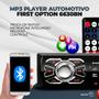 Imagem de Aparelho De Som Carro Radio Automotivo Bluetooth Pendrive Sd Rádio