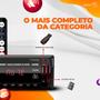 Imagem de Aparelho De Som Carro Radio Automotivo Bluetooth Pendrive Usb Bt Leitor De Cartão Sd Mp3 + Controle