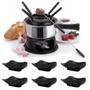 Imagem de Aparelho Fondue Lugano 12 Pecas com Difusor + 6 Mini Tigelas em Melamina Kit