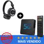 Aparelho Full Box Streaming Converte Tv normal em Smart - PLUS + FONE INOVA COM FIO - MXXX Imagem de Aparelho Full Box Streaming Converte Tv normal em Smart - PLUS + FONE INOVA COM FIO