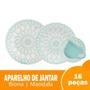 Imagem de Aparelho jantar/cha 16 pecas biona mandala 95790